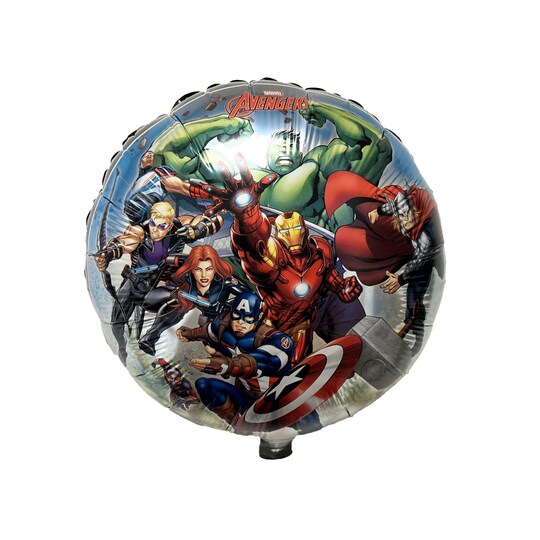 Unique; Marvel Avengers 18″ Foil Mylar Balloon – 1 Balloon or 12 Balloons/Case; Category:Balloons & Accessories; Image:1